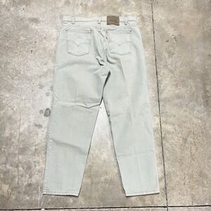 Vintage Levis 550 Jeans Mens 38x30 Orange Tab Tan Relaxed Fit Tapered Leg 90s